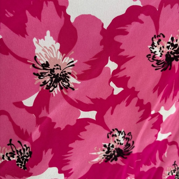 THE KOOPLES PARIS 100% Silk Pink Summer Party Midi Dress - Picture 10 of 16